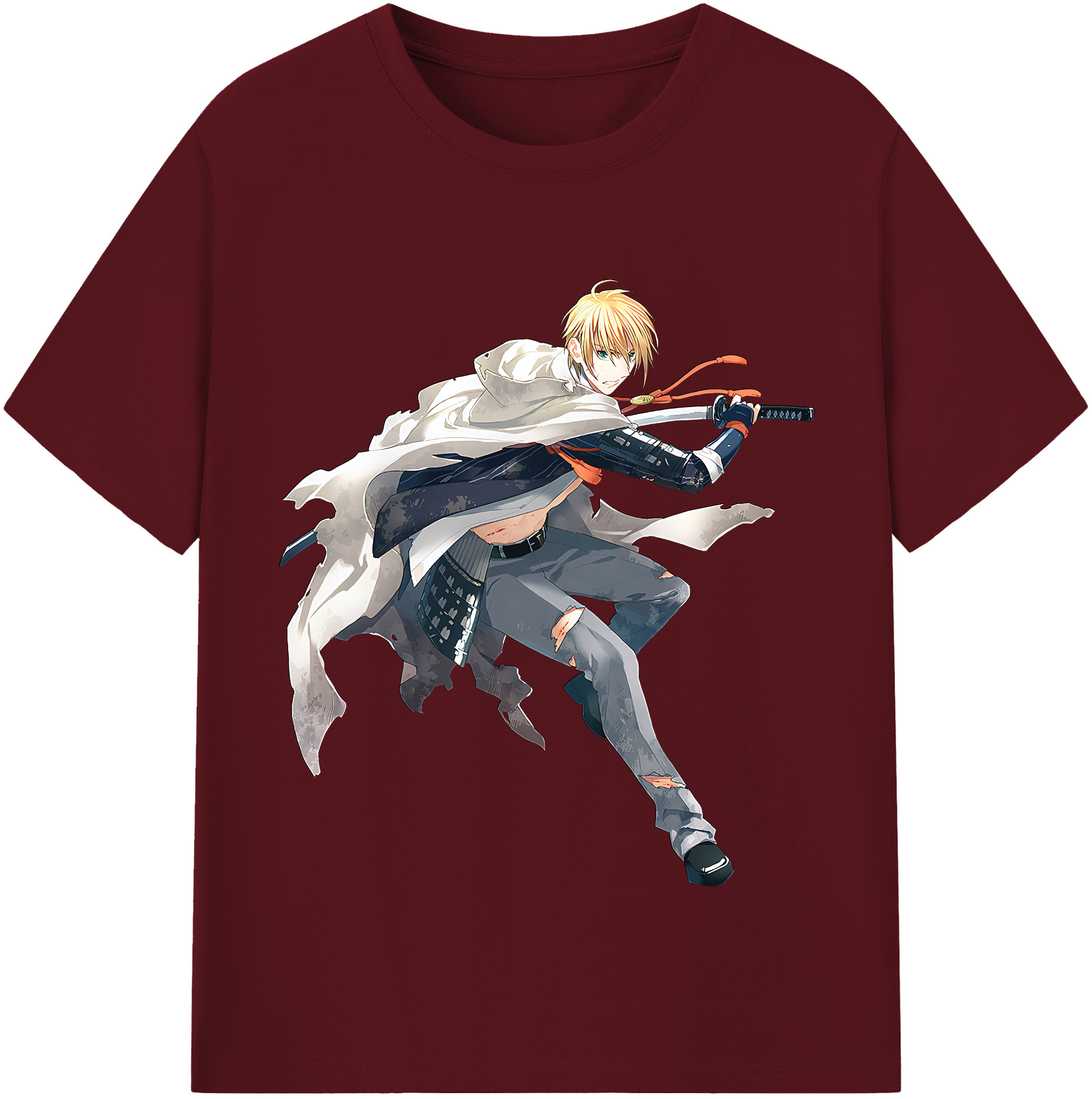 （画像用） 刀剣乱舞 Touken Ranbu 綿100％半袖Tシャツ（フロントプリント）